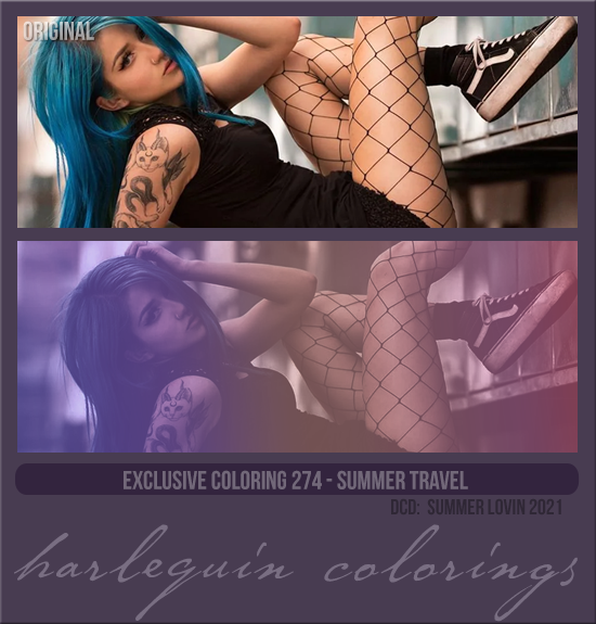 EXCLUSIVE COLORING #274 [SUMMER TRAVEL]
(DCD SUMMER LOVIN 2021)
