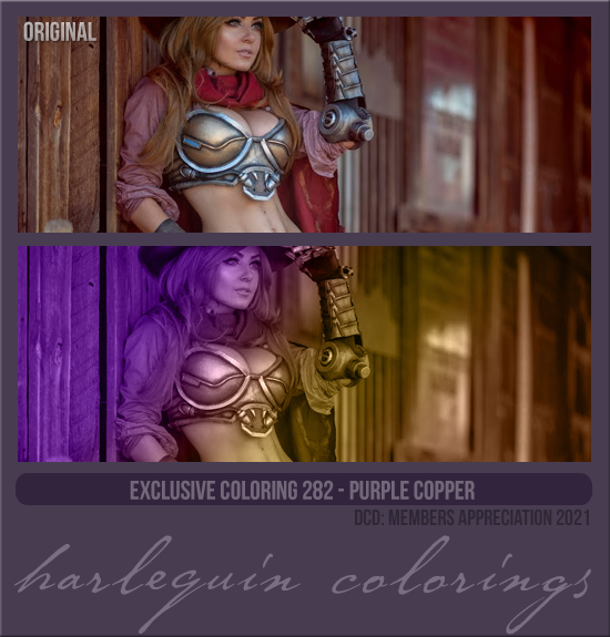 EXCLUSIVE COLORING #282 [PURPLE COPPER]
(DCD MEMBERS APPRECIATION 2021)
