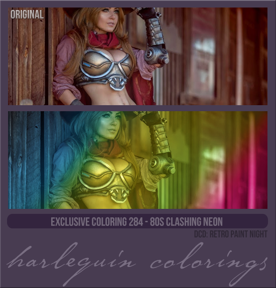 EXCLUSIVE COLORING #284 [CLASHING NEON]
(RETRO PAINT NIGHT AUGUST 2021)
