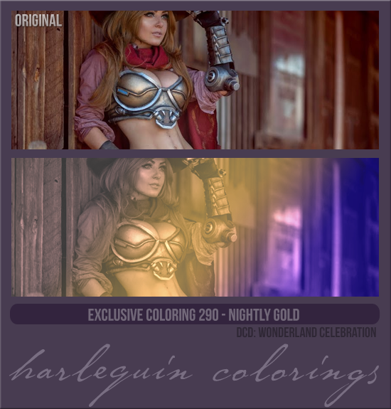 EXCLUSIVE COLORING #290 [NIGHTLY GOLD]
(WONDELRAND CELEBRATION 2021)
