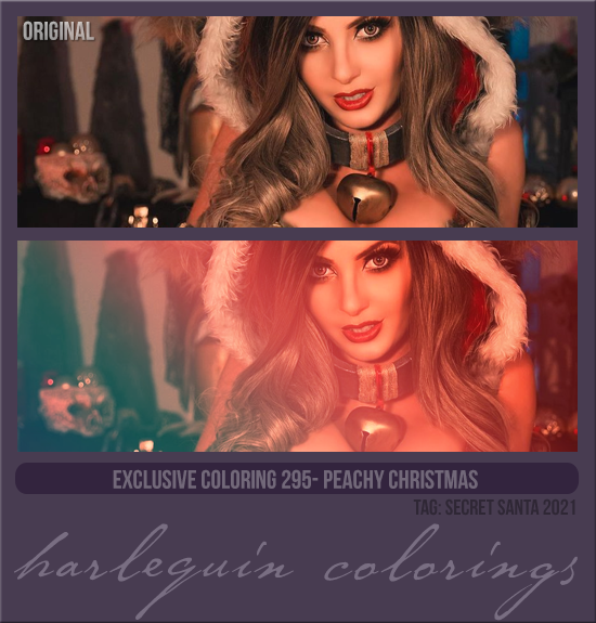 EXCLUSIVE COLORING #295 [PEACHY CHRISTMAS]
(TAG SECRET SANTA 2021)
