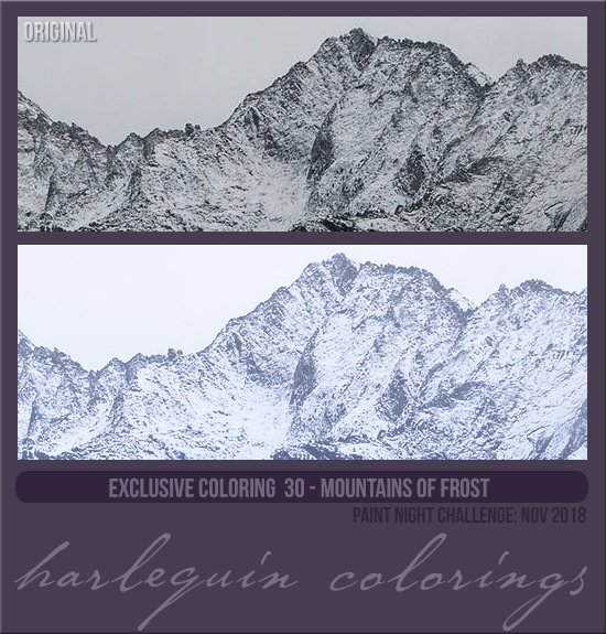 EXCLUSIVE COLORING #030  [MOUNTAINS OF FROST]
