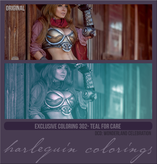 EXCLUSIVE COLORING #302 [TEAL FOR CARE]
(WONDERLAND CELEBRATION 2021)
