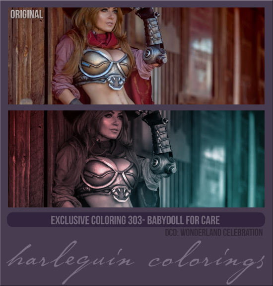 EXCLUSIVE COLORING #303 [BABYDOLL FOR CARE]
(WONDERLAND CELEBRATION 2021)
