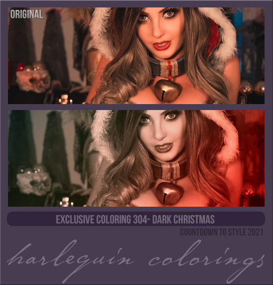 EXCLUSIVE COLORING #304 [DARK CHRISTMAS]
(COUNTDOWN TO STYLE 2021)
