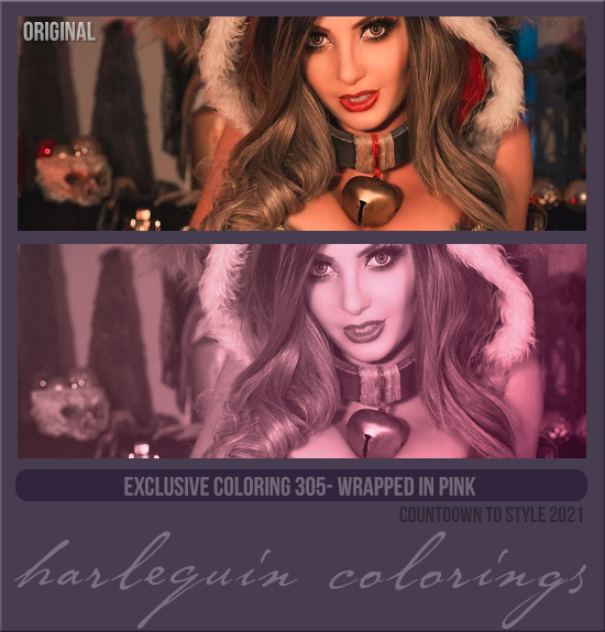 EXCLUSIVE COLORING #305 [WRAPPED IN PINK]
(COUNTDOWN TO STYLE 2021)
