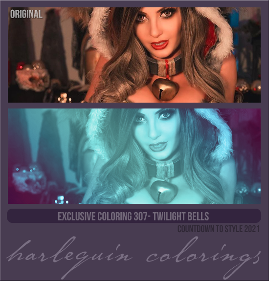 EXCLUSIVE COLORING #307 [TWILIGHT BELLS]
(COUNTDOWN TO STYLE 2021)
