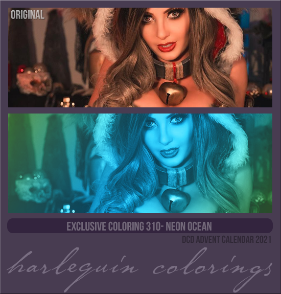 EXCLUSIVE COLORING #310 [NEON OCEAN]
(ADVENT CALENDAR: 2021)
