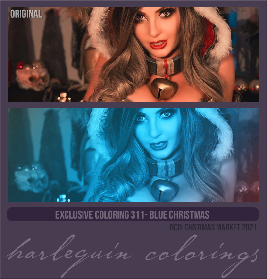 EXCLUSIVE COLORING #311 [BLUE CHRISTMAS]
(CHRISTMAS MARKET 2021)
