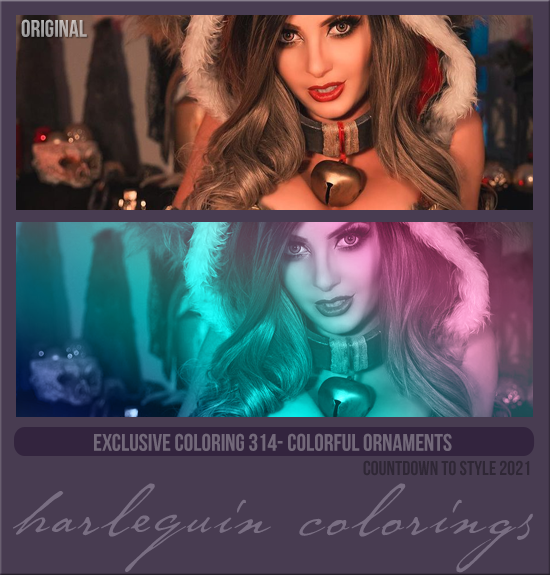 EXCLUSIVE COLORING #314 [COLORFUL ORNAMENTS]
(COUNTDOWN TO STYLE 2021)
