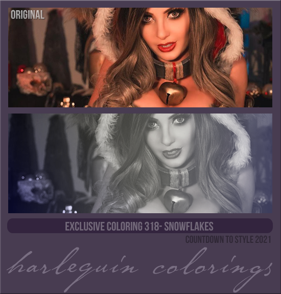 EXCLUSIVE COLORING #318 [SNOWFLAKES]
(COUNTDOWN TO STYLE 2021)
