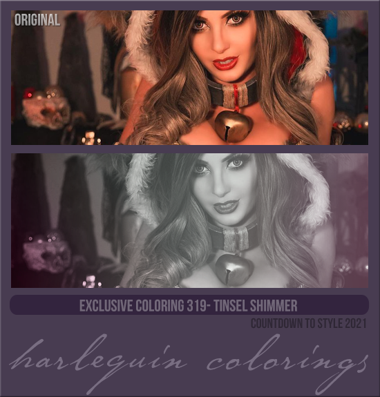 EXCLUSIVE COLORING #319 [TINSEL SHIMMER]
(COUNTDOWN TO STYLE 2021)
