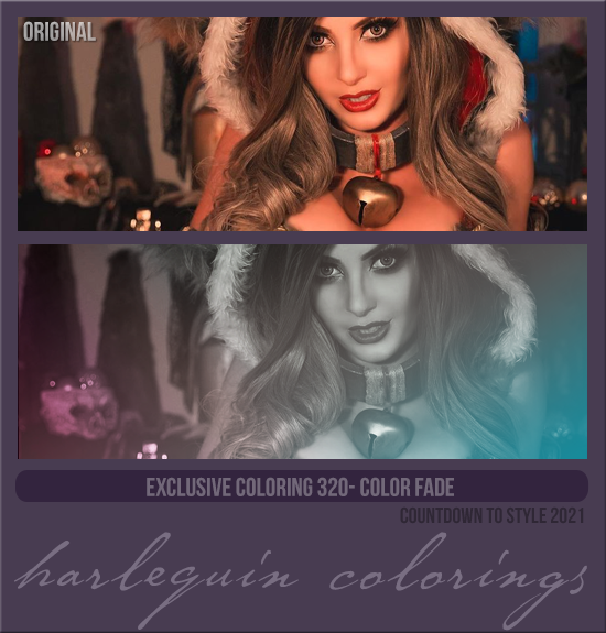 EXCLUSIVE COLORING #320 [COLOR FADE]
(COUNTDOWN TO STYLE 2021)
