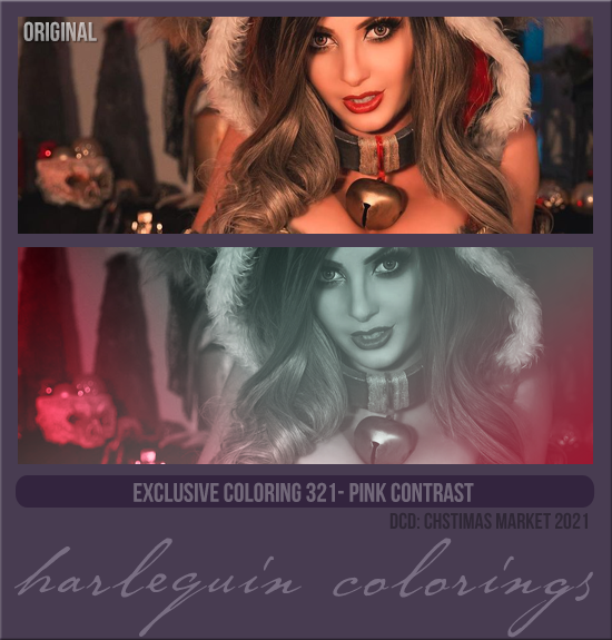 EXCLUSIVE COLORING #321 [PINK CONTRAST]
(CHRISTMAS MARKET 2021)
