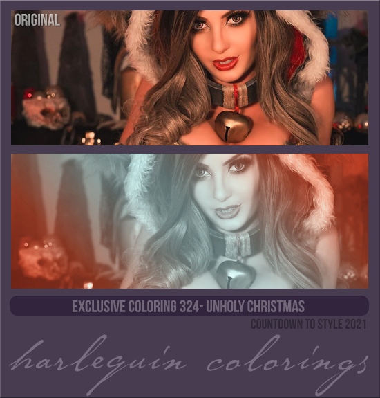 EXCLUSIVE COLORING #324 [UNHOLY CHRISTMAS]
(COUNTDOWN TO STYLE 2021)
