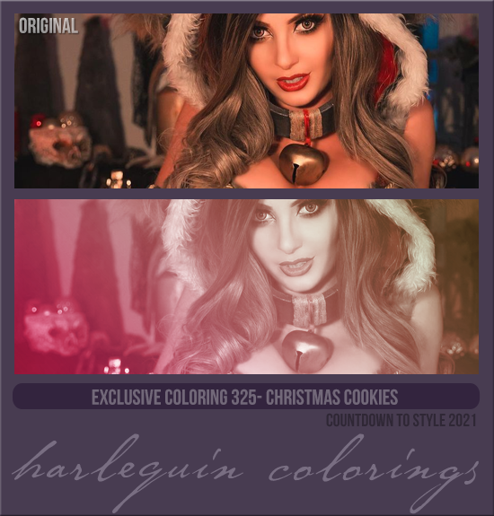 EXCLUSIVE COLORING #325 [CHRISTMAS COOKIES]
(COUNTDOWN TO STYLE 2021)
