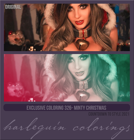 EXCLUSIVE COLORING #326 [MINTY CHRISTMAS]
(COUNTDOWN TO STYLE: 2021)
