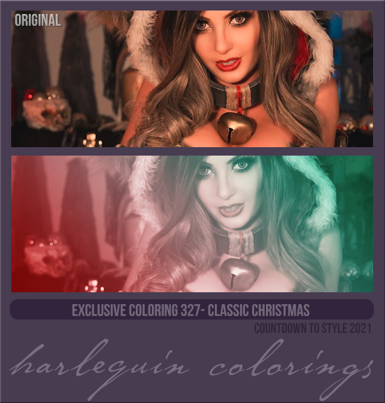 EXCLUSIVE COLORING #327 [CLASSIC CHRISTMAS]
(COUNTDOWN TO STYLE 2021)
