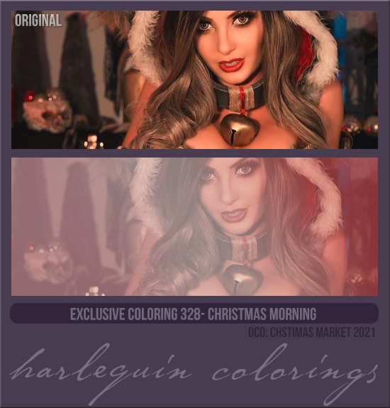 EXCLUSIVE COLORING #328 [CHRISTMAS MORNING]
(CHRISTMAS MARKET 2021)
