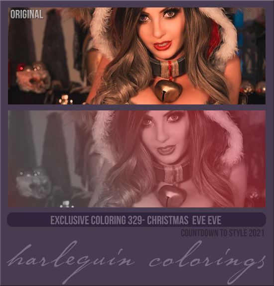 EXCLUSIVE COLORING #329 [CHRISTMAS EVE EVE]
(COUNTDOWN TO STYLE 2021)
