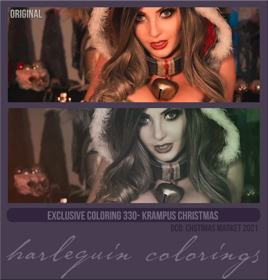 EXCLUSIVE COLORING #330 [KRAMPUS CHRISTMAS]
(CHRISTMAS MARKET 2021)
