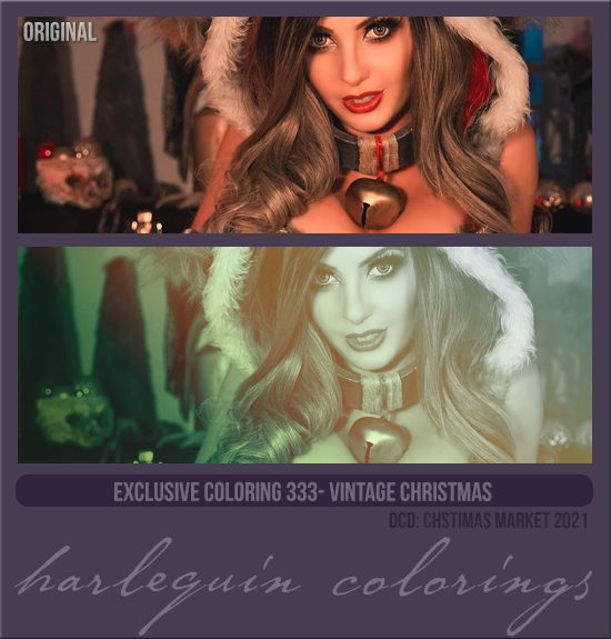 EXCLUSIVE COLORING #333 [VINTAGE CHRISTMAS]
(CHRISTMAS MARKET 2021)
