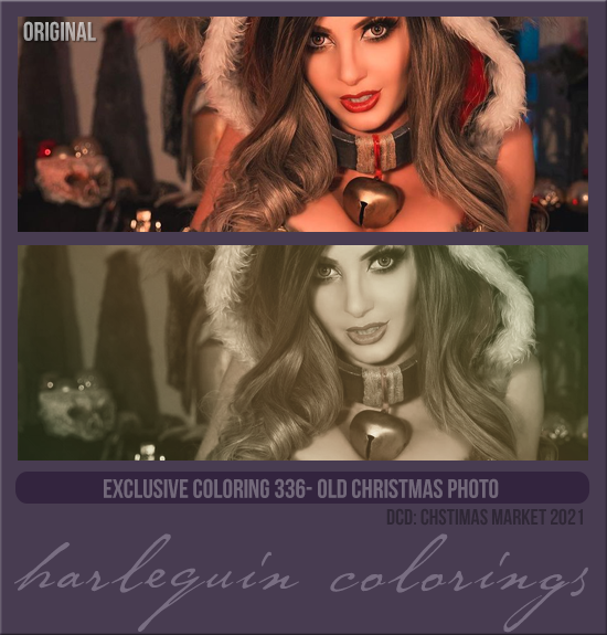 EXCLUSIVE COLORING #336 [OLD CHRISTMAS PHOTO]
(CHRISTMAS MARKET 2021)
