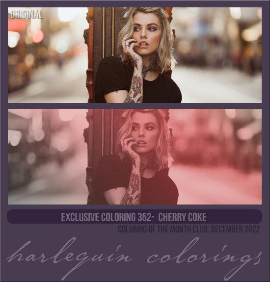 EXCLUSIVE COLORING #352 [CHERRY COKE]
AVAILABLE DECEMBER 2023 (Coloring of the Month Club 2022)
