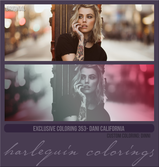 EXCLUSIVE COLORING #353 [DANI CALIFORNIA]
