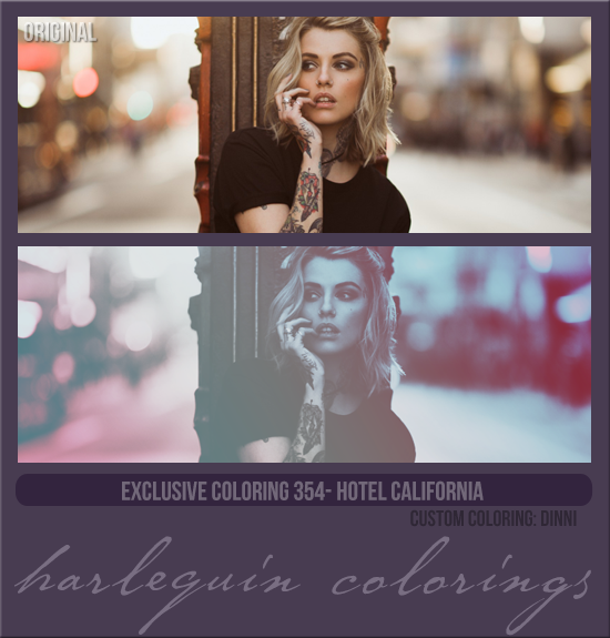 EXCLUSIVE COLORING #354 [HOTEL CALIFORNIA]
