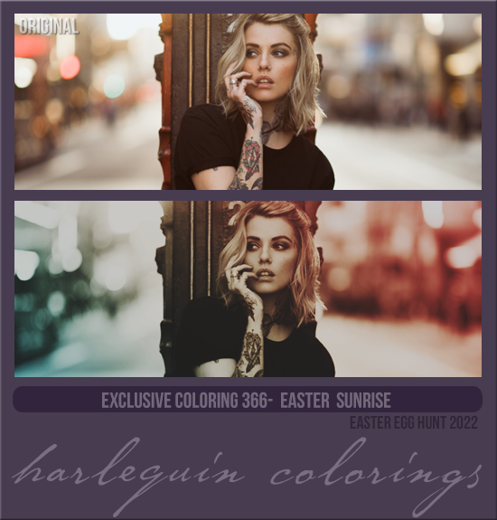 EXCLUSIVE COLORING #366 [EASTER SUNRISE]
(EASTER EGG HUNT)
