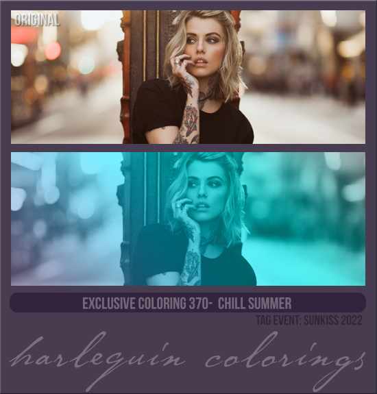 EXCLUSIVE COLORING #370 [CHILL SUMMER]
 (SUNKISS 2022)
