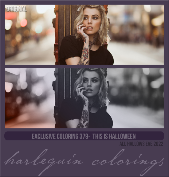 EXCLUSIVE COLORING #379 [THIS IS HALLOWEEN]
AVAILABLE OCTOBER 2023 (ALL HALLOWS EVE 2022)
