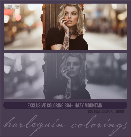 EXCLUSIVE COLORING #384 [HAZY MOUNTAIN]
