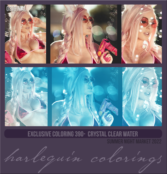 EXCLUSIVE COLORING #390 [CRYSTAL CLEAR WATER] 
AVAILABLE AUGUST 2023
