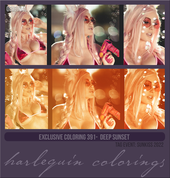 EXCLUSIVE COLORING #391 [DEEP SUNSET] 
AVAILABLE AUGUST 2023
