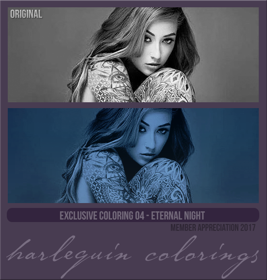 EXCLUSIVE COLORING #004  [ETERNAL NIGHT] 
