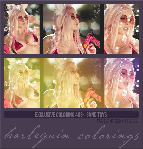 EXCLUSIVE COLORING #403 [SAND TOYS] 
AVAILABLE AUGUST 2023
