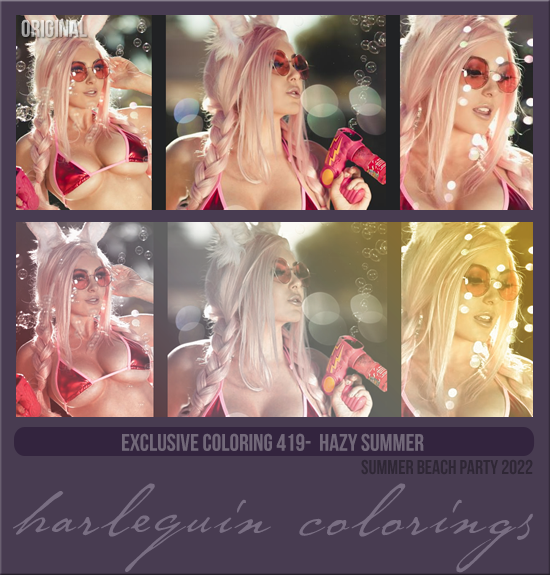 EXCLUSIVE COLORING #419 [HAZY SUMMER]
AVAILABLE AUGUST 2023
