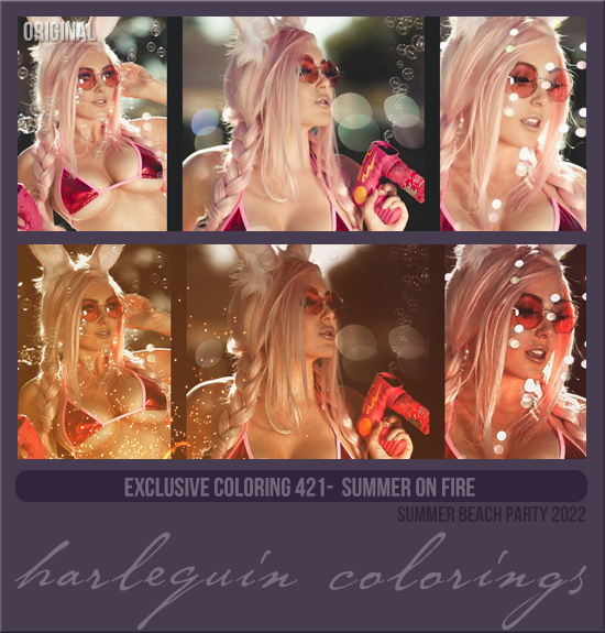 EXCLUSIVE COLORING #421 [SUMMER ON FIRE]
AVAILABLE AUGUST 2023
