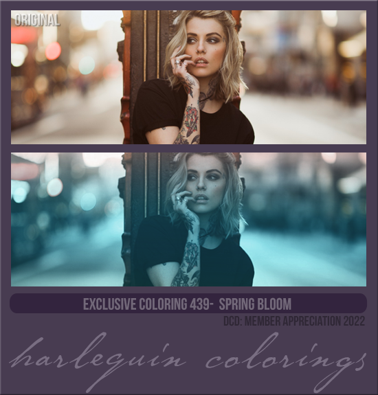 EXCLUSIVE COLORING #439 [SPRING BLOOM] 
AVAILABLE JANUARY 2023 (MEMBERS APPRECIATION 2022)
