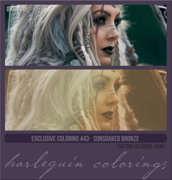 EXCLUSIVE COLORING #443 [SUNKISSED BRONZE]
AVAILABLE JANUARY 2023 (CUSTOM COLORING 2022: XAMS)
