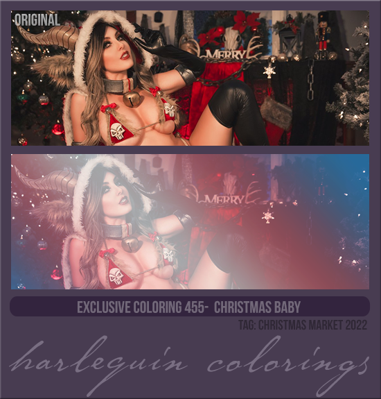 EXCLUSIVE COLORING #455 [CHRISTMAS BABY]
AVAILABLE DECEMBER 2023 (TAG CHRISTMAS MARKET 2022)
