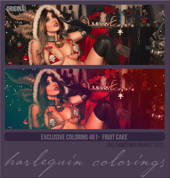 EXCLUSIVE COLORING #461 [FRUIT CAKE] 
AVAILABLE DECEMBER 2023 (TAG CHRISTMAS MARKET 2022)
