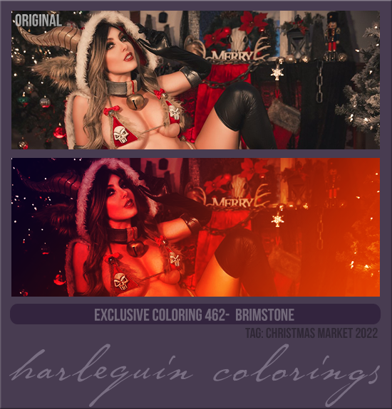 EXCLUSIVE COLORING #462 [BRIMSTONE] 
AVAILABLE DECEMBER 2023 (TAG CHRISTMAS MARKET 2022)
