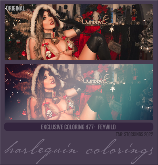 EXCLUSIVE COLORING #477 [FEYWILD]
AVAILABLE DECEMBER 2023 (TAG STOCKINGS 2022)
