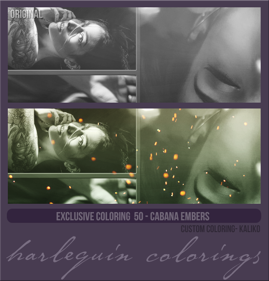 EXCLUSIVE COLORING #050  [CABANA EMBERS] 
