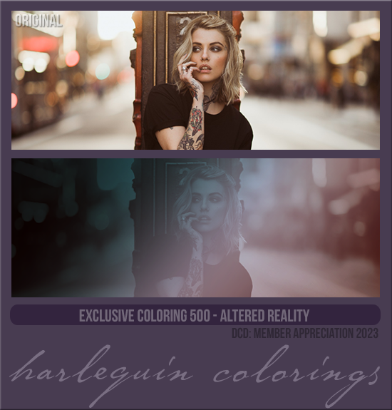 EXCLUSIVE COLORING #500 [ALTERED REALITY]
AVAILABLE SEPTEMBER 2024 (Members Appreciation 2023)
