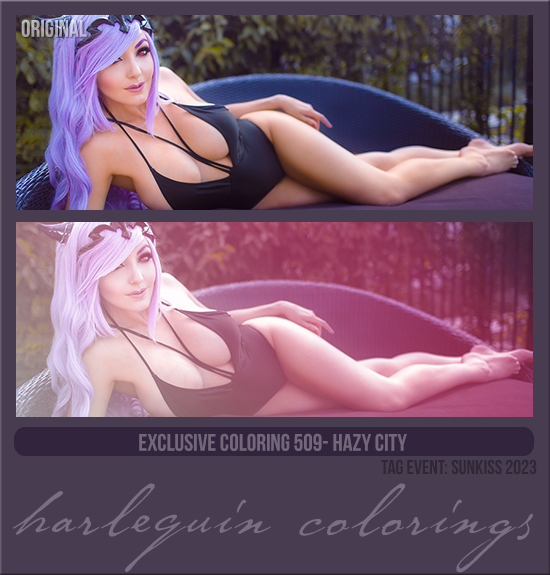 EXCLUSIVE COLORING #509 [HAZY CITY]
AVAILABLE AUGUST 2024 (TAG: SUNKISS 2023)
