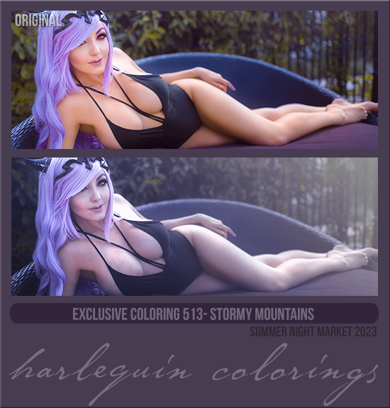 EXCLUSIVE COLORING #513 [STORMY MOUNTAINS]
AVAILABLE AUGUST 2024 (SUMMER NIGHT MARKET 2023)
